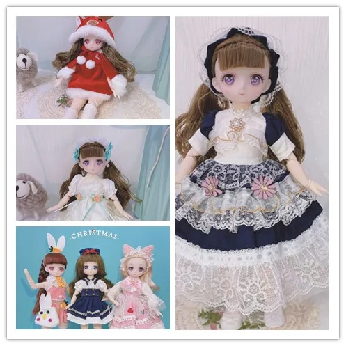 30cml Kawaii BJD Doll Girl 6 Points Joint Movable Doll With Fashion Clothes Soft Hair Dress Up Girl Toys Birthday Gift Doll New
30cml Kawaii BJD Doll Girl 6 Points Joint Movable Doll With Fashion Clothes Soft Hair Dress Up Girl Toys Birthday Gift Doll New