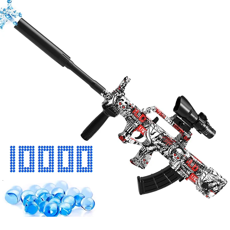 Electric Manual Two Shooting Modes Gel Blaster Automatic Submachine Gun Splatter Toy Outdoor Game Pistol M416 AUG For Boy Gift
Electric Manual Two Shooting Modes Gel Blaster Automatic Submachine Gun Splatter Toy Outdoor Game Pistol M416 AUG For Boy Gift