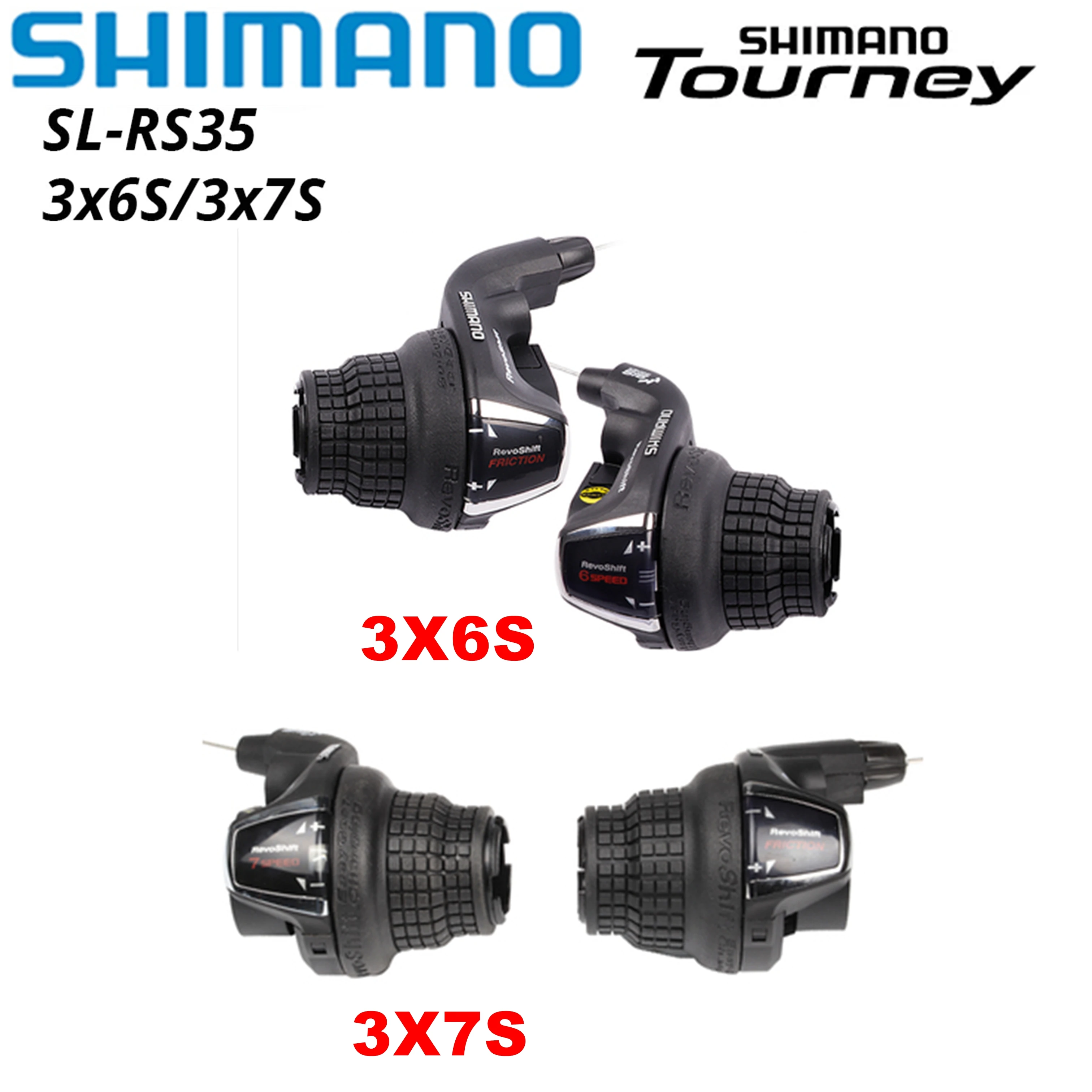 

Shimano RS35 Tourney SL-RS35 Tourney SL-RS35 Revoshift bike Twist Shifter lever 3*6s 3*7s 18S 21s bicycle Comb RS35 as RS31 RS36