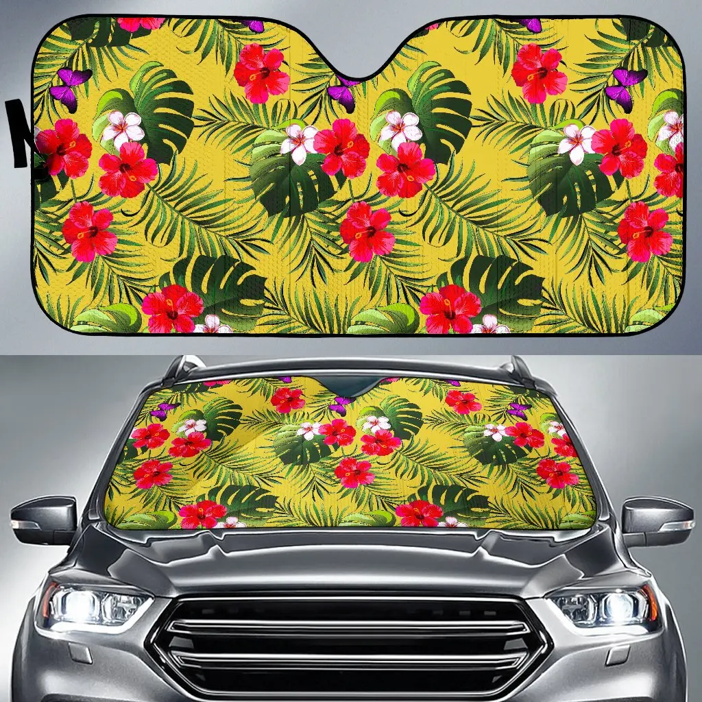 Tropical Exotic Hawaiian Pattern Print Car Sun Shade
Tropical Exotic Hawaiian Pattern Print Car Sun Shade