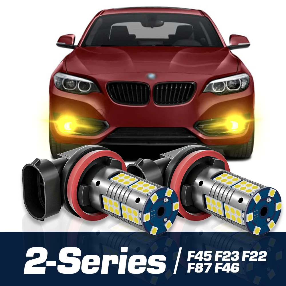 2pcs LED Fog Light Canbus Accessories For BMW 2 Series F45 F23 F22 F87 F46 2012 2013 2014 2015 2016 2017 2018
2pcs LED Fog Light Canbus Accessories For BMW 2 Series F45 F23 F22 F87 F46 2012 2013 2014 2015 2016 2017 2018