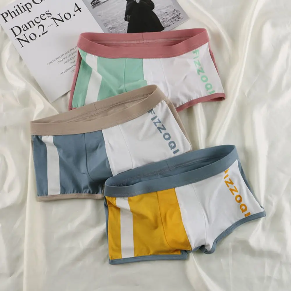 Men Letter Cotton Shorts Underwear Boxer Male Mid-waist Sexy Breathable Panties Boy Youth Personality Underpants
Men Letter Cotton Shorts Underwear Boxer Male Mid-waist Sexy Breathable Panties Boy Youth Personality Underpants