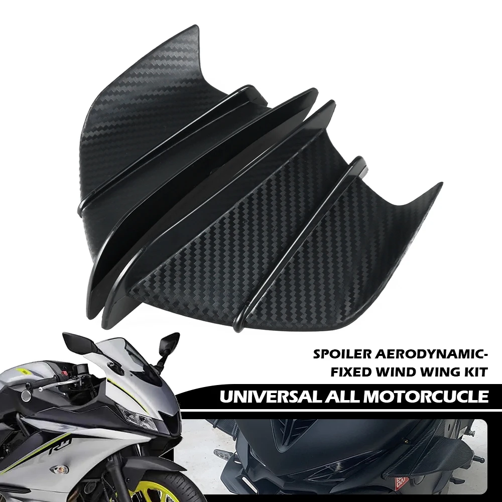 For HONDA YAMAHA KAWASAKI SUZUKI Universal Motorcycle Side Winglet Aerodynamic Wing Kit Spoiler R1 CBR650R NINJA1000 Scoote
For HONDA YAMAHA KAWASAKI SUZUKI Universal Motorcycle Side Winglet Aerodynamic Wing Kit Spoiler R1 CBR650R NINJA1000 Scoote