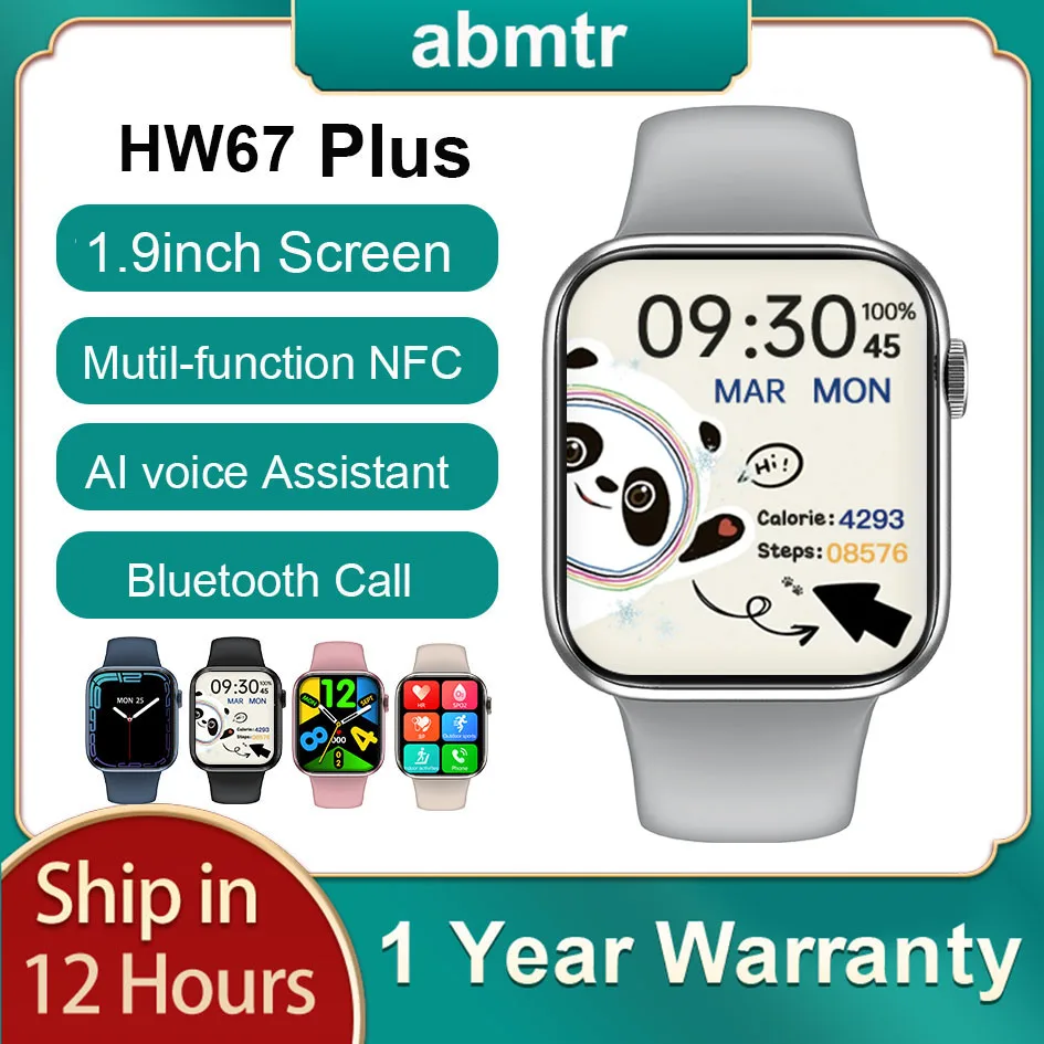 Abmtr HW67 Plus Smart Watch Men 2022 Bluetooth Call Custom Dial NFC Women Smartwatch Pk DT7 W37 W27 Pro series 7IWO 14 Pro S7
Abmtr HW67 Plus Smart Watch Men 2022 Bluetooth Call Custom Dial NFC Women Smartwatch Pk DT7 W37 W27 Pro series 7IWO 14 Pro S7