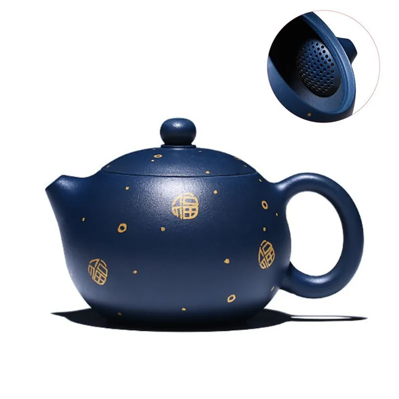 170ml Chinese Yixing Purple Clay Teapots Ball Shaped Infuser Xishi Tea Pot Raw Ore Dark Green Mud Kettle Handmade Zisha Tea Set
170ml Chinese Yixing Purple Clay Teapots Ball Shaped Infuser Xishi Tea Pot Raw Ore Dark Green Mud Kettle Handmade Zisha Tea Set
