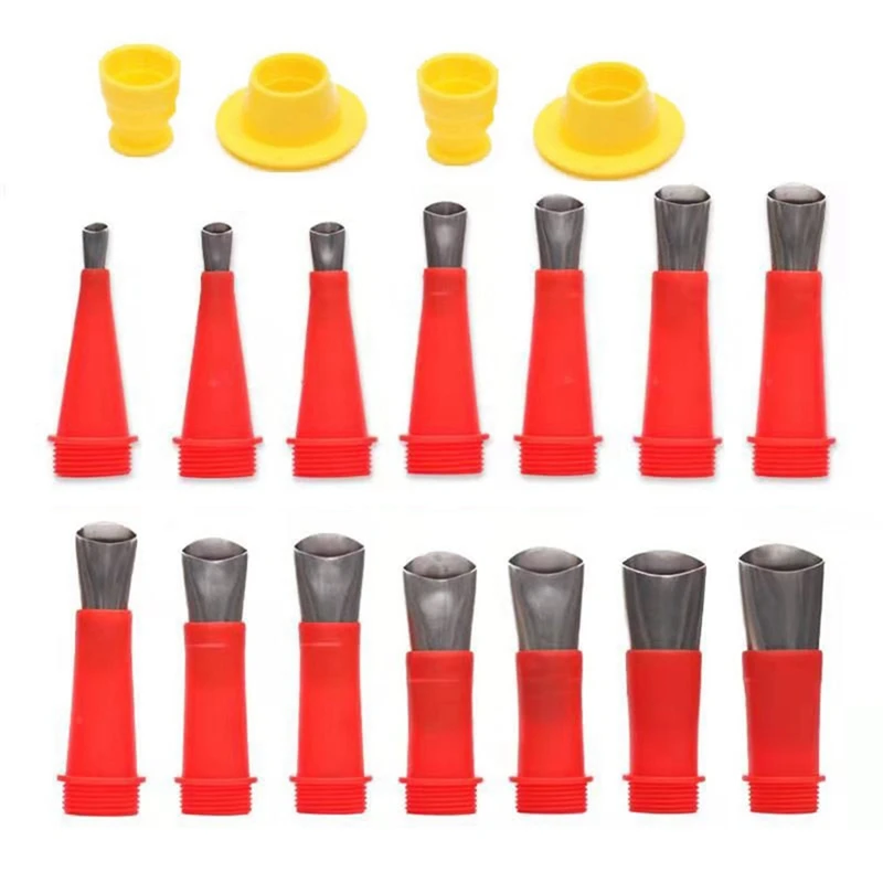 18Pcs Stainless Steel Caulk Nozzle Applicator Caulking Finisher Glue Silicone Sealant Finishing Tool Kitchen Bathroom
18Pcs Stainless Steel Caulk Nozzle Applicator Caulking Finisher Glue Silicone Sealant Finishing Tool Kitchen Bathroom