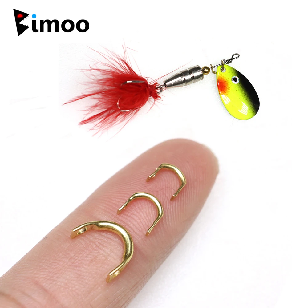 Bimoo 50PCS DIY Brass Fishing Lures Accessories U- Shaped Easy-Spin Clevises Spinner S M L
Bimoo 50PCS DIY Brass Fishing Lures Accessories U- Shaped Easy-Spin Clevises Spinner S M L