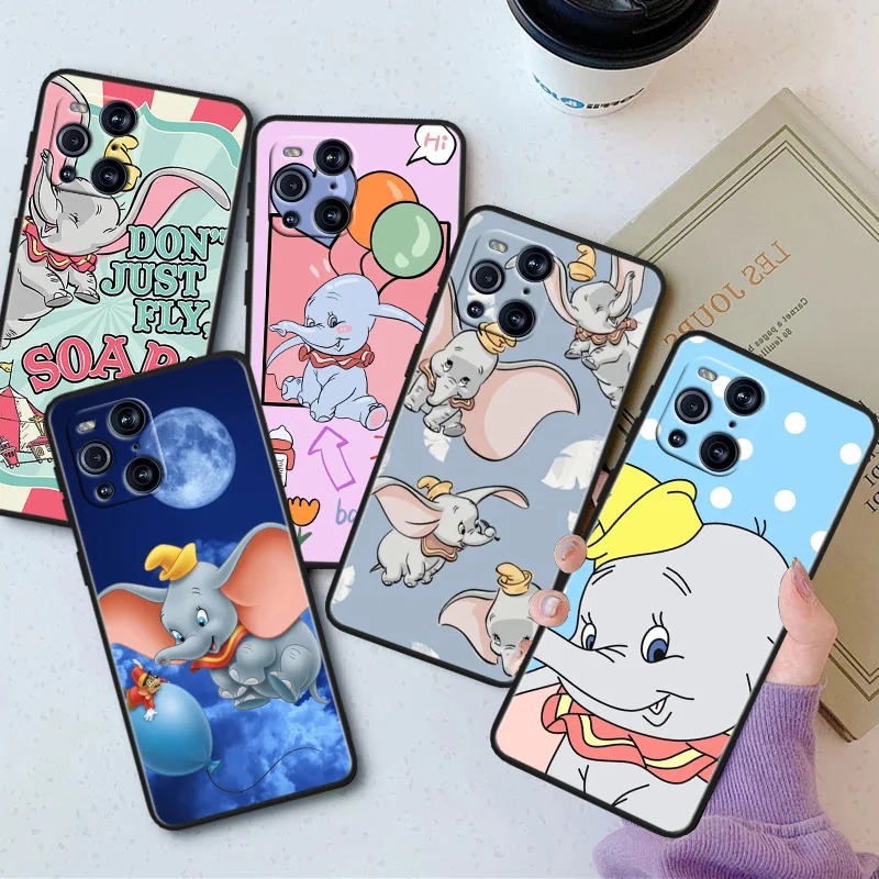 Cute Animation Dumbo Phone Case For OPPO Find X5 X3 X2 K10 F21S F21 F9 F7 F5 Neo Pro Lite Black Silicone Soft Cover
Cute Animation Dumbo Phone Case For OPPO Find X5 X3 X2 K10 F21S F21 F9 F7 F5 Neo Pro Lite Black Silicone Soft Cover