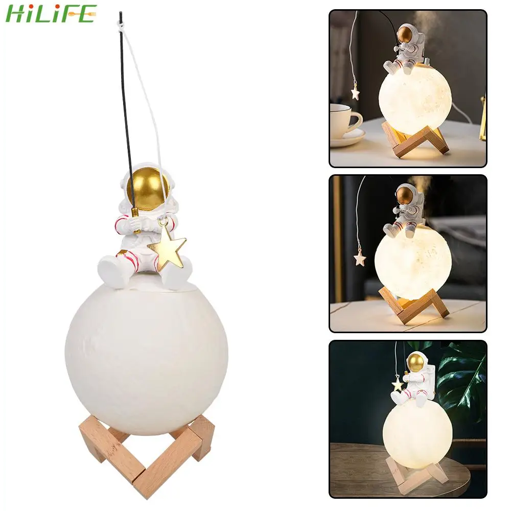 Astronaut Figurines Moon Lamp Humidifier Miniature Moon Night Light LED Space Man Cold Fog Machine Home Desktop Decoration
Astronaut Figurines Moon Lamp Humidifier Miniature Moon Night Light LED Space Man Cold Fog Machine Home Desktop Decoration