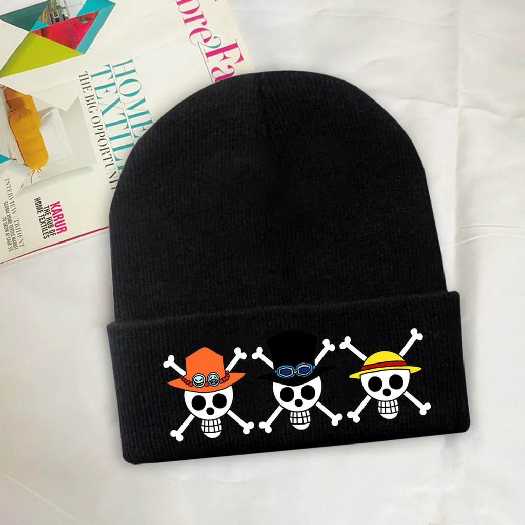 Skull Skullies Beanie One Piece TV Series Knitted Bonnet Girls Boys Warm Caps Outdoor Fashion Brimless Elastic Hats
Skull Skullies Beanie One Piece TV Series Knitted Bonnet Girls Boys Warm Caps Outdoor Fashion Brimless Elastic Hats