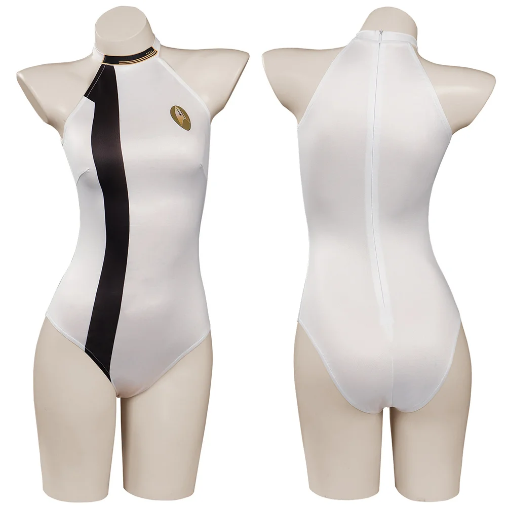 Discovery Season 4 Swimsuit Cosplay Costume White Jumpsuit Swimwear Halloween Carnival Suit
Discovery Season 4 Swimsuit Cosplay Costume White Jumpsuit Swimwear Halloween Carnival Suit
