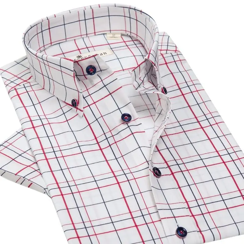 DEEPOCEAN Plaid Shirt Men's Short Sleeve Pure Cotton Casual Youth Korean Thin Loose
DEEPOCEAN Plaid Shirt Men's Short Sleeve Pure Cotton Casual Youth Korean Thin Loose