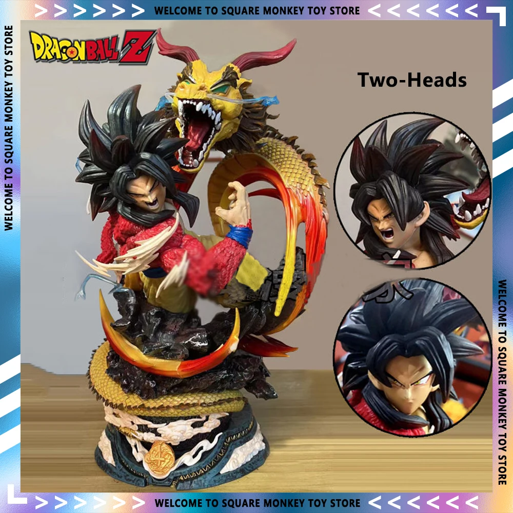 Фигурка Dragon Ball Son Goku SSJ4, 45 см, двойная голова, кулак дракона, Сон Гоку Супер сайян, 4 статуэтки, модель куклы, игрушка
Фигурка Dragon Ball Son Goku SSJ4, 45 см, двойная голова, кулак дракона, Сон Гоку Супер сайян, 4 статуэтки, модель куклы, игрушка