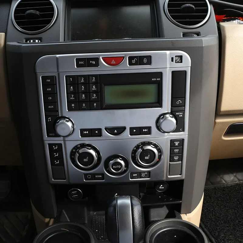For Land Rover Discovery 3 LR3 04-09 Car Styling ABS Silver/Black Car Central Control Mode button Frame Sticker Car Accessories
For Land Rover Discovery 3 LR3 04-09 Car Styling ABS Silver/Black Car Central Control Mode button Frame Sticker Car Accessories