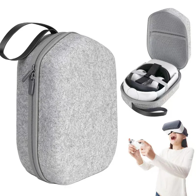 VR Handbag Shoulder Bag for Oculus Quest 2 Accessories Storage Case Hard Fabric Bag with Shoulder Strap
VR Handbag Shoulder Bag for Oculus Quest 2 Accessories Storage Case Hard Fabric Bag with Shoulder Strap