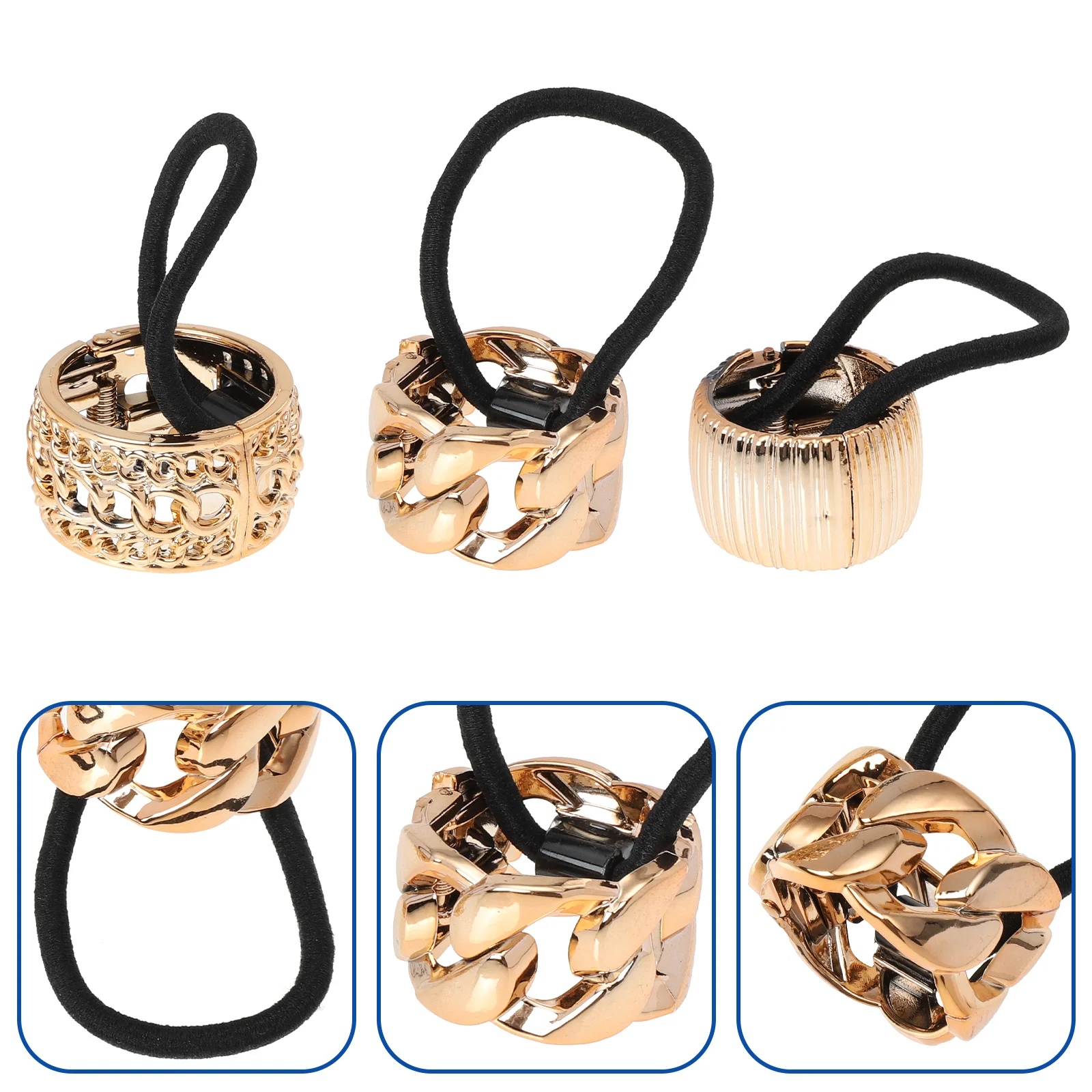 6 Pcs Metal Hair Clips Ponytail Button Women Holder Cuffs Buckle Ring Resin Miss
6 Pcs Metal Hair Clips Ponytail Button Women Holder Cuffs Buckle Ring Resin Miss