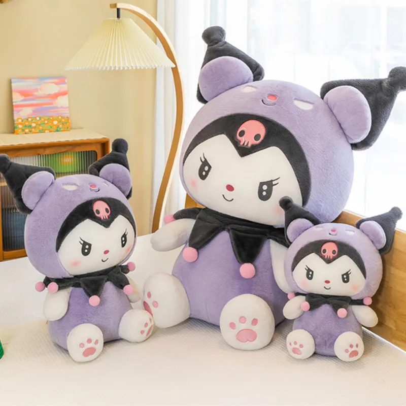The New Sanrio Dark Kuromi Devil Plush Toy Pillow Kawaii Cartoon Suffed Soft Sofa Cushion Doll Plush Children Birthday Gift
The New Sanrio Dark Kuromi Devil Plush Toy Pillow Kawaii Cartoon Suffed Soft Sofa Cushion Doll Plush Children Birthday Gift