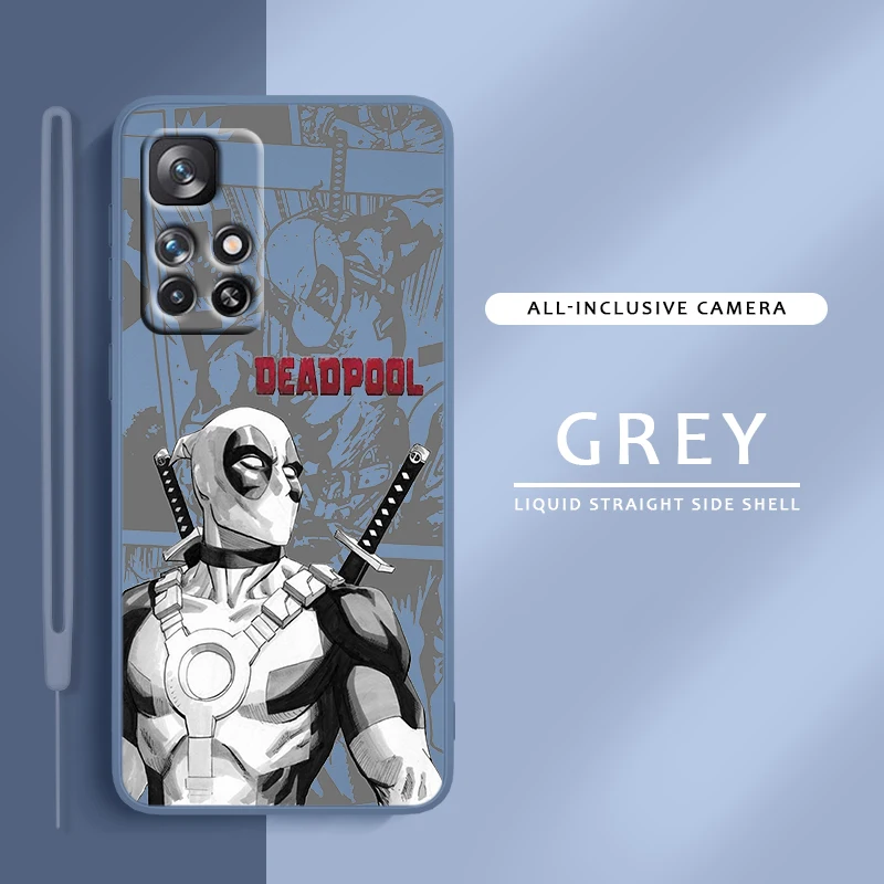 Marvel Wolverine Deadpool For Redmi K60 K50 K40 K30 K20 10C X 9C T AT A 8A 7A Gaming Pro Plus Liquid Rope Silicone Phone Case
Marvel Wolverine Deadpool For Redmi K60 K50 K40 K30 K20 10C X 9C T AT A 8A 7A Gaming Pro Plus Liquid Rope Silicone Phone Case