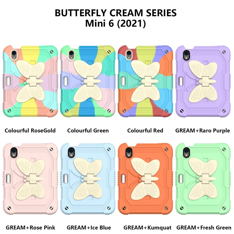Kids Case for iPad Mini 6 2021 Shockproof Cover for IPad 8.3 with pen tray child's gift 3D protective case Full edge protection
Kids Case for iPad Mini 6 2021 Shockproof Cover for IPad 8.3 with pen tray child's gift 3D protective case Full edge protection