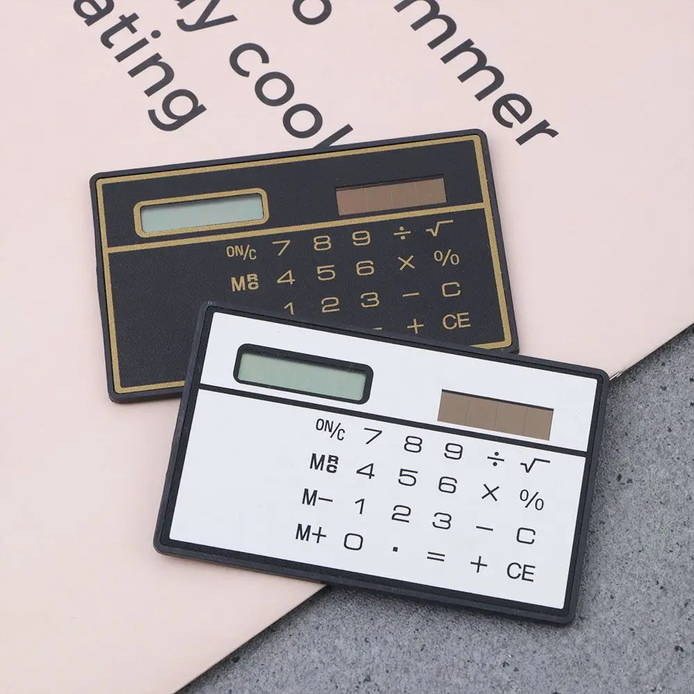 Calculator Solar Power Personalized Mini Calculator Credit Card Calculator Pocket Calculator Solar Powered Calculator
Calculator Solar Power Personalized Mini Calculator Credit Card Calculator Pocket Calculator Solar Powered Calculator