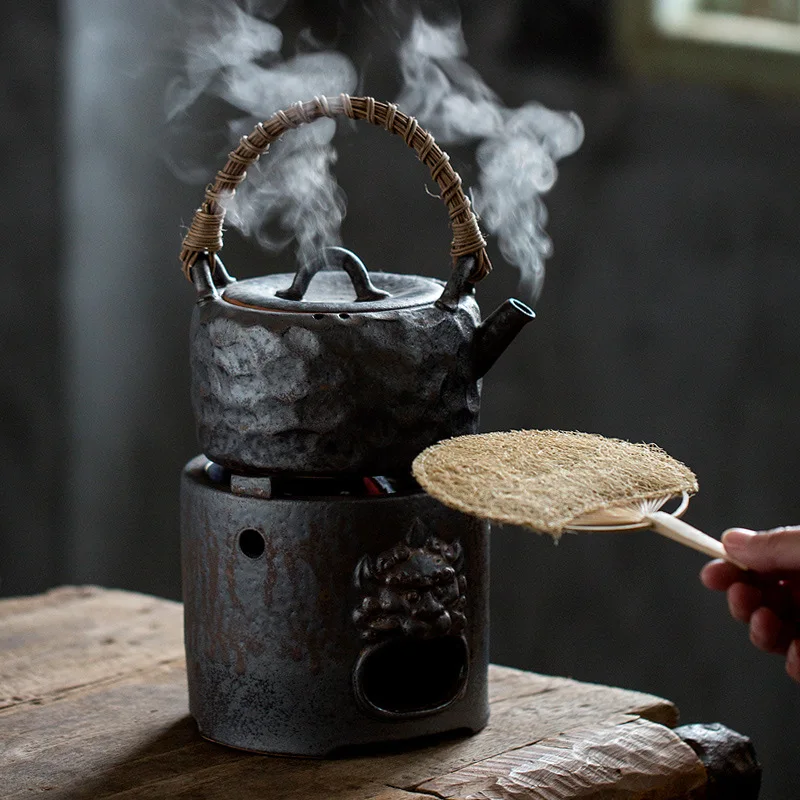 Stoneware Charcoal Stove Tea Brewing Pot Single Japanese Teapot Household Kung Fu Tea Teaware Large Capacity Tea Making Device
Stoneware Charcoal Stove Tea Brewing Pot Single Japanese Teapot Household Kung Fu Tea Teaware Large Capacity Tea Making Device