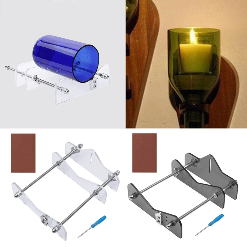 N58C Professional DIY Machine Kit Glass Bottle Cutter Accessories Stainless Steel for Cutting Wine Whiskey Beer Round Bottles
N58C Professional DIY Machine Kit Glass Bottle Cutter Accessories Stainless Steel for Cutting Wine Whiskey Beer Round Bottles
