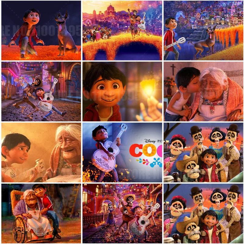 Disney Diamond Painting Coco 5D DIY Cartoon Art Characters Mosaic Cross Stitch Rhinestone Pictures Kits Home Decoration Gift
Disney Diamond Painting Coco 5D DIY Cartoon Art Characters Mosaic Cross Stitch Rhinestone Pictures Kits Home Decoration Gift