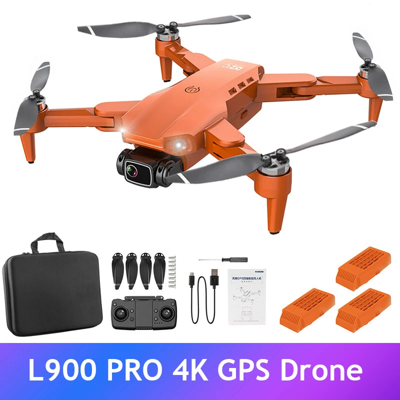 

2323 LSM Z50 L900 PRO 4K GPS Дрон с камерой, Бесколлекторный двигатель, FPV Квадрокоптер 1,2 км, 25 мин., Радиоуправляемый вертолет, двойная камера, 250g Дрон VS