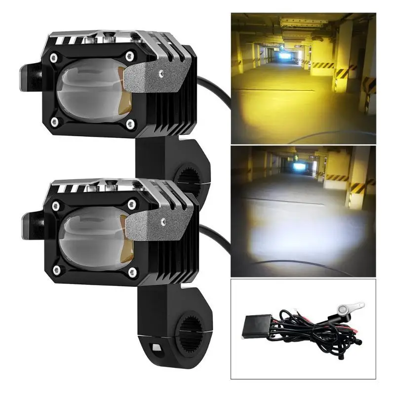 Car Headlights 2PCS LED Motorcycle Lights 6200 LM Spotlight 12V 6 Lamp Bead Motorbike Headlight Waterproof Fog Bulb Super Bright
Car Headlights 2PCS LED Motorcycle Lights 6200 LM Spotlight 12V 6 Lamp Bead Motorbike Headlight Waterproof Fog Bulb Super Bright
