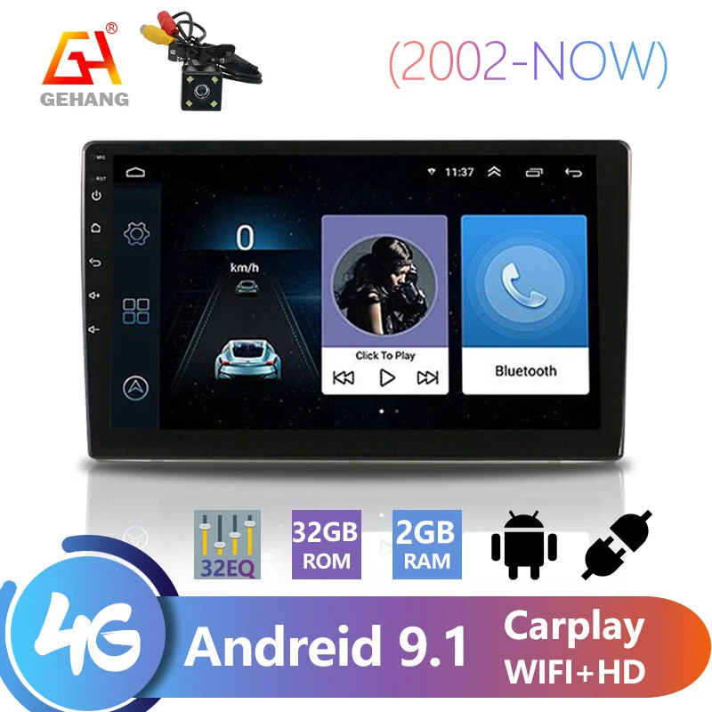 GeHang 7' Car radio 2 din android 9 64G universal auto stereo GPS for bmw e46 passat b6 Ford focus 2 som automotivo bmw e90
GeHang 7' Car radio 2 din android 9 64G universal auto stereo GPS for bmw e46 passat b6 Ford focus 2 som automotivo bmw e90