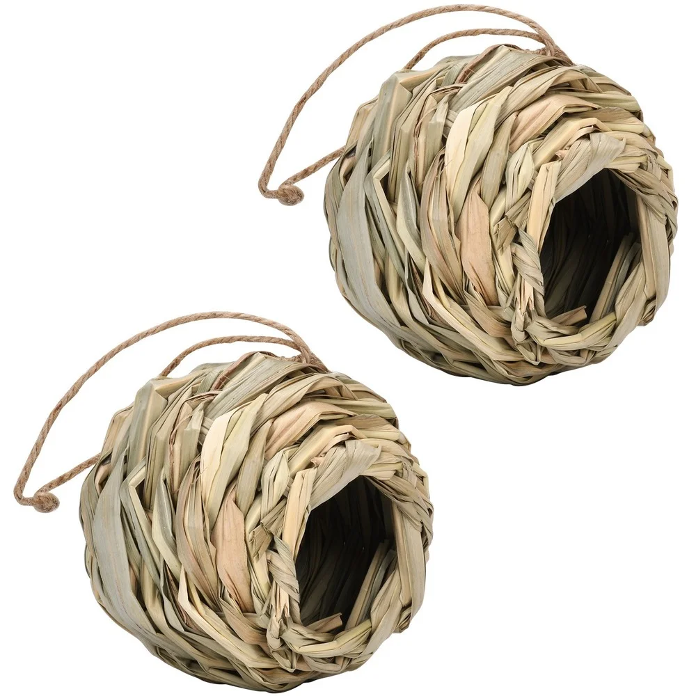 Natural Handmade Straw Bird Nest Pigeon House Parrot Nest Warm Pet Bedroom Courtyard Small Animal Bird Cages Bird Supplies
Natural Handmade Straw Bird Nest Pigeon House Parrot Nest Warm Pet Bedroom Courtyard Small Animal Bird Cages Bird Supplies