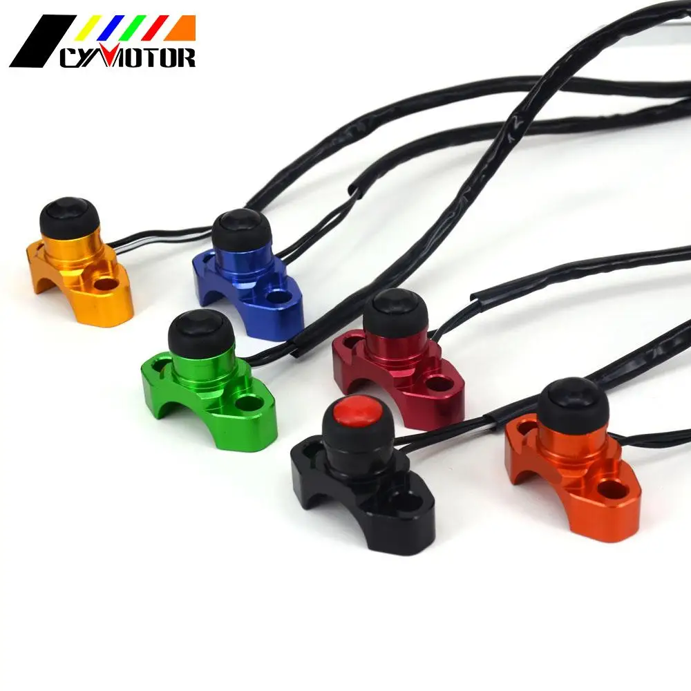 Universal Motorcycle Power Start Kill Switches Button With Wire CNC Machined Aluminum For KTM Honda Yamaha Kawasaki Suzuki
Universal Motorcycle Power Start Kill Switches Button With Wire CNC Machined Aluminum For KTM Honda Yamaha Kawasaki Suzuki
