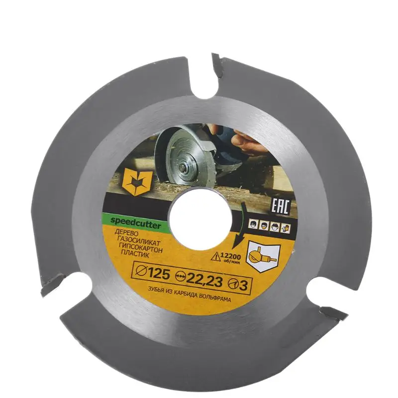 

1pcs 125mm 3T Circular Saw Blade Multitool Grinder Saw Disc Carbide Tipped Wood Cutting Disc Carving Disc Tool Multitool Blades