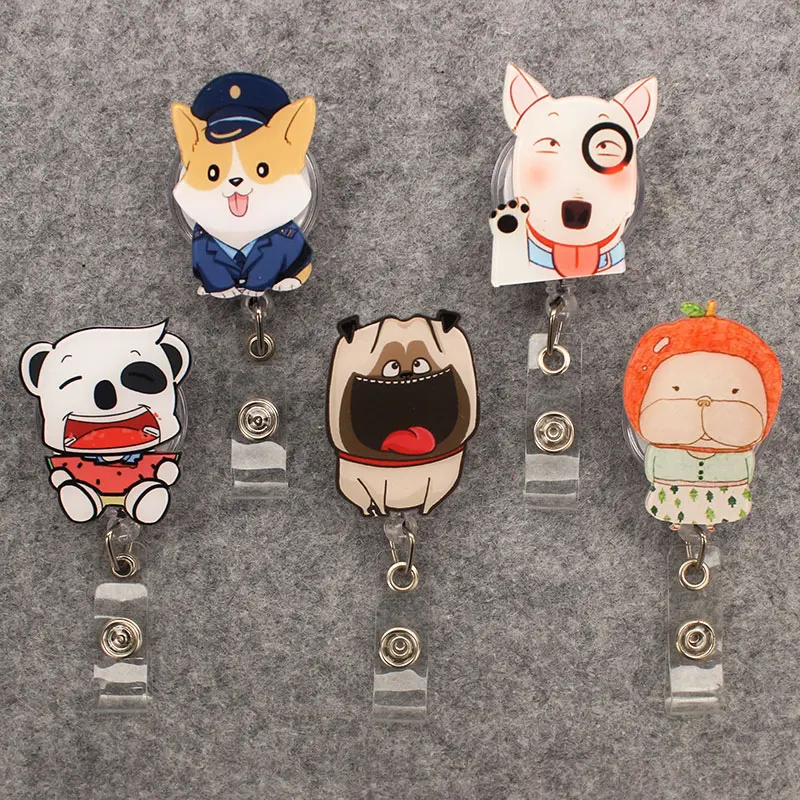 Funny Interesting Dog Style Retractable Badge Reel For Nurse&Doctor Card Holder Office&Hospital Supplies Boy&Girl Name Card
Funny Interesting Dog Style Retractable Badge Reel For Nurse&Doctor Card Holder Office&Hospital Supplies Boy&Girl Name Card