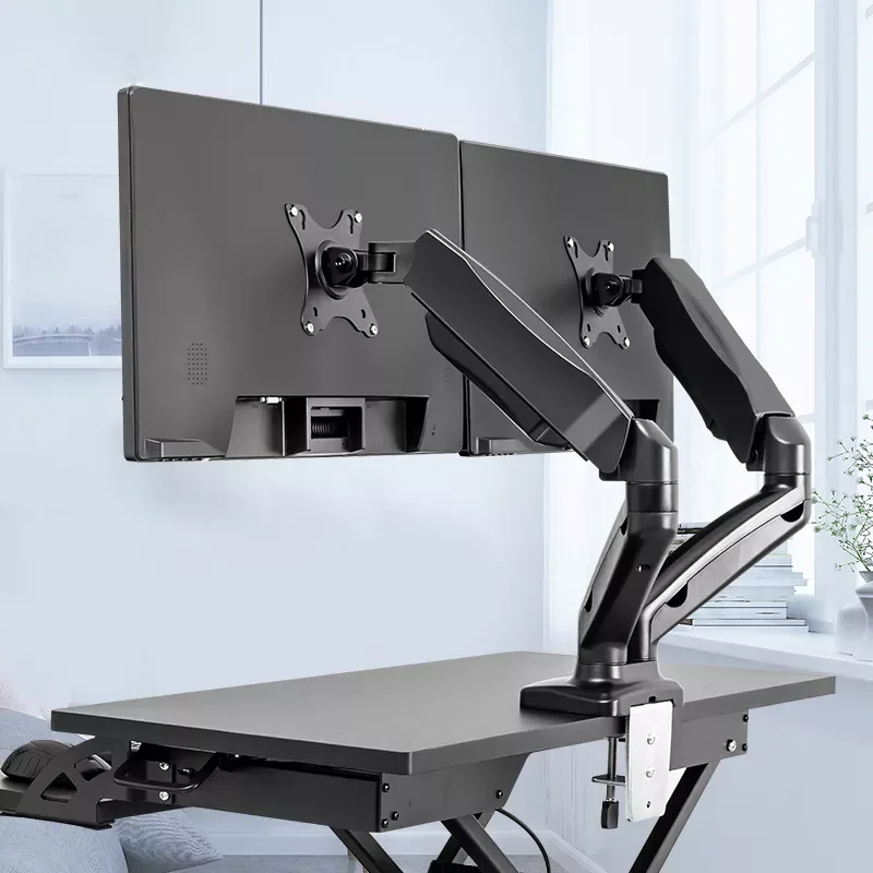 New BEISHI Dual Monitor Desktop Mounting Bracket for 13 to 27-Inch LCD Screens Rotation & Tilt Adjustable Two-Arm Desk
New BEISHI Dual Monitor Desktop Mounting Bracket for 13 to 27-Inch LCD Screens Rotation & Tilt Adjustable Two-Arm Desk