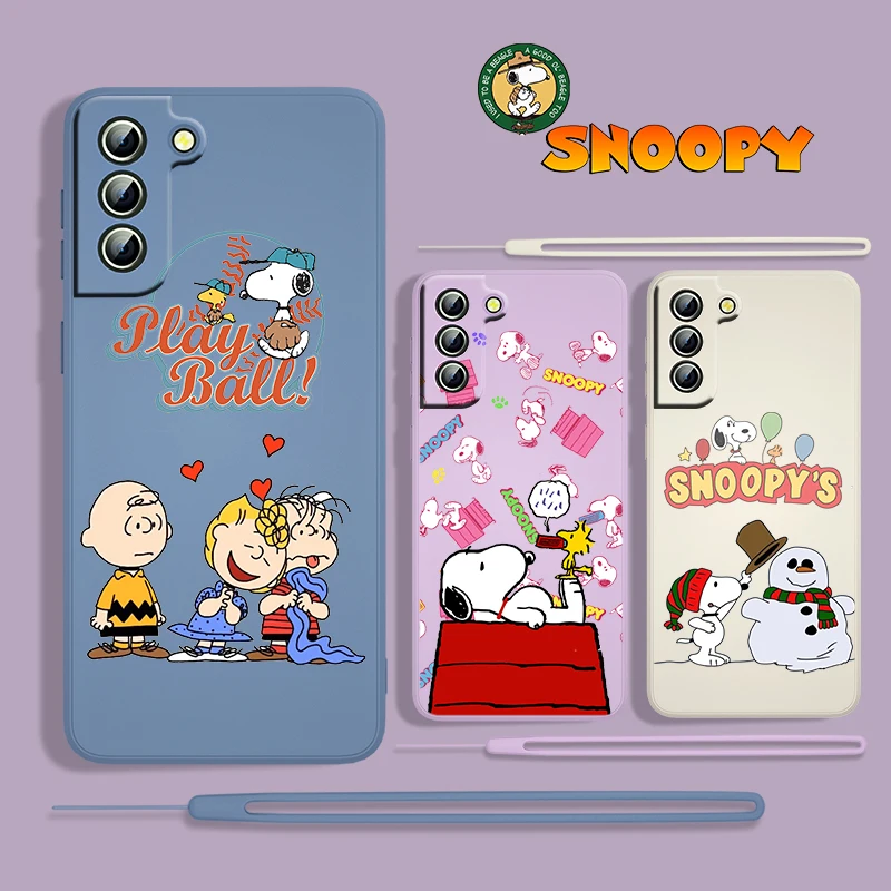 Cute Anime Snoopy Boy For Samsung Galaxy S22 S21 S20 S10 5G Note 20 10 Ultra Plus Pro FE Lite Liquid Rope Phone Case Funda Coque
Cute Anime Snoopy Boy For Samsung Galaxy S22 S21 S20 S10 5G Note 20 10 Ultra Plus Pro FE Lite Liquid Rope Phone Case Funda Coque