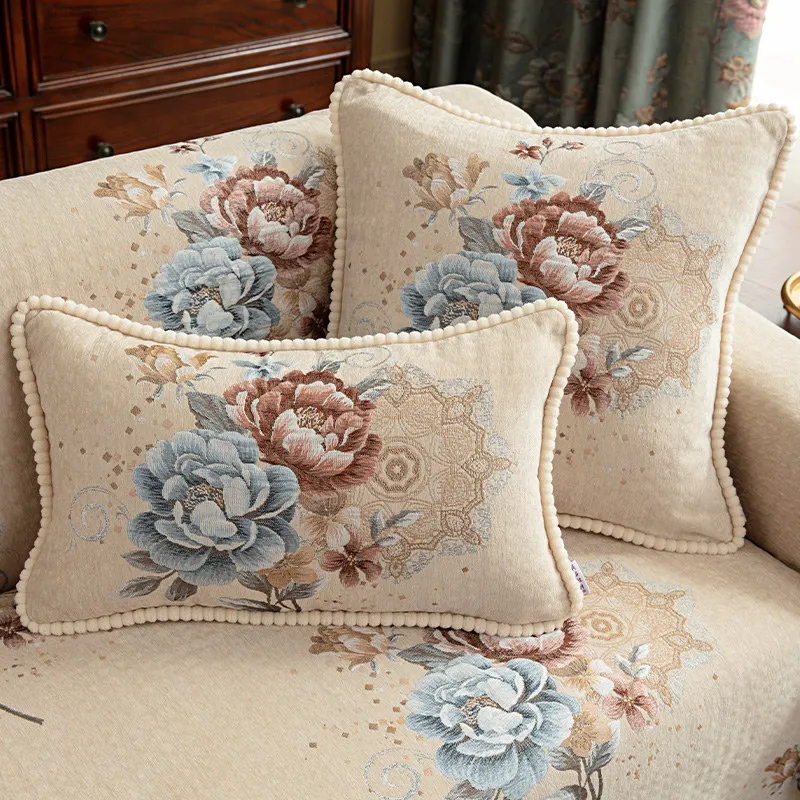 1 Piece Jacquard Flower Cushion Cover Square Rectangle 45x45cm/30x50cm Luxury Sofa Car Decorative Pillow Case Cover in Beige
1 Piece Jacquard Flower Cushion Cover Square Rectangle 45x45cm/30x50cm Luxury Sofa Car Decorative Pillow Case Cover in Beige