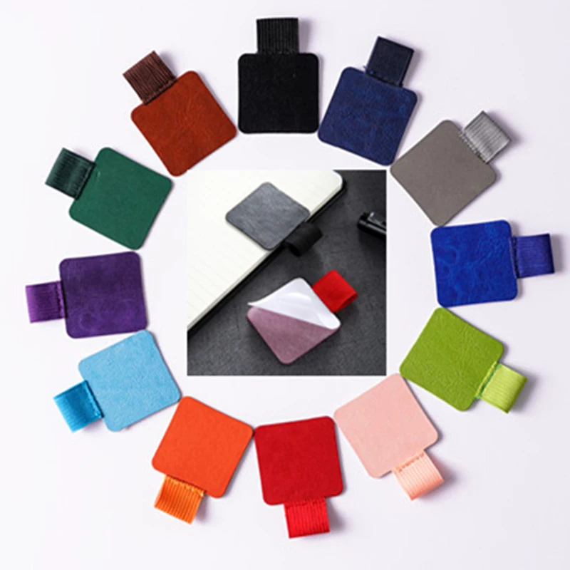 1pc Self-adhesive Pen Holder Leather Pen Clip Pencil Holder Elastic Loop For Notebook Journals Clipboards Porta Penne Stationery
1pc Self-adhesive Pen Holder Leather Pen Clip Pencil Holder Elastic Loop For Notebook Journals Clipboards Porta Penne Stationery