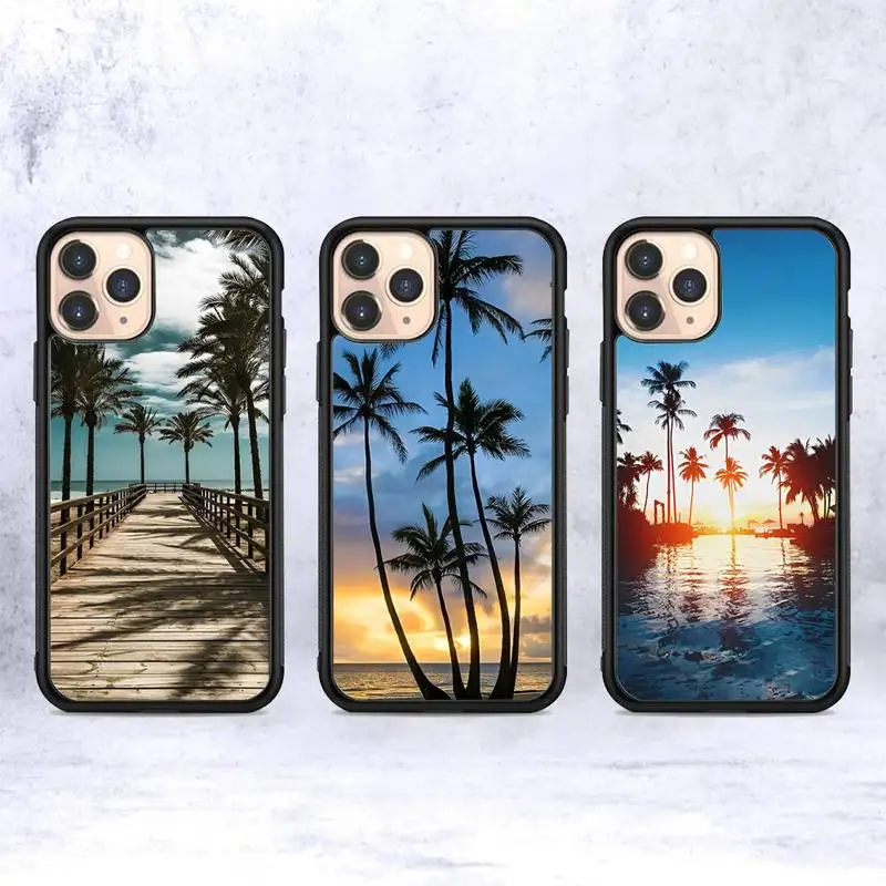 Summer Beach Sunset Palm Tree Phone Case Silicone PC+TPU Case for iPhone 11 12 13 Pro Max 8 7 6 Plus X SE XR Hard Fundas
Summer Beach Sunset Palm Tree Phone Case Silicone PC+TPU Case for iPhone 11 12 13 Pro Max 8 7 6 Plus X SE XR Hard Fundas