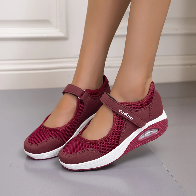 Women's Sneakers Casual Platform Shoes Vulcanized Shoes 2022Fall Fashion Mesh Breathable Wedge Shoes Large Size Zapatillas Mujer
Women's Sneakers Casual Platform Shoes Vulcanized Shoes 2022Fall Fashion Mesh Breathable Wedge Shoes Large Size Zapatillas Mujer