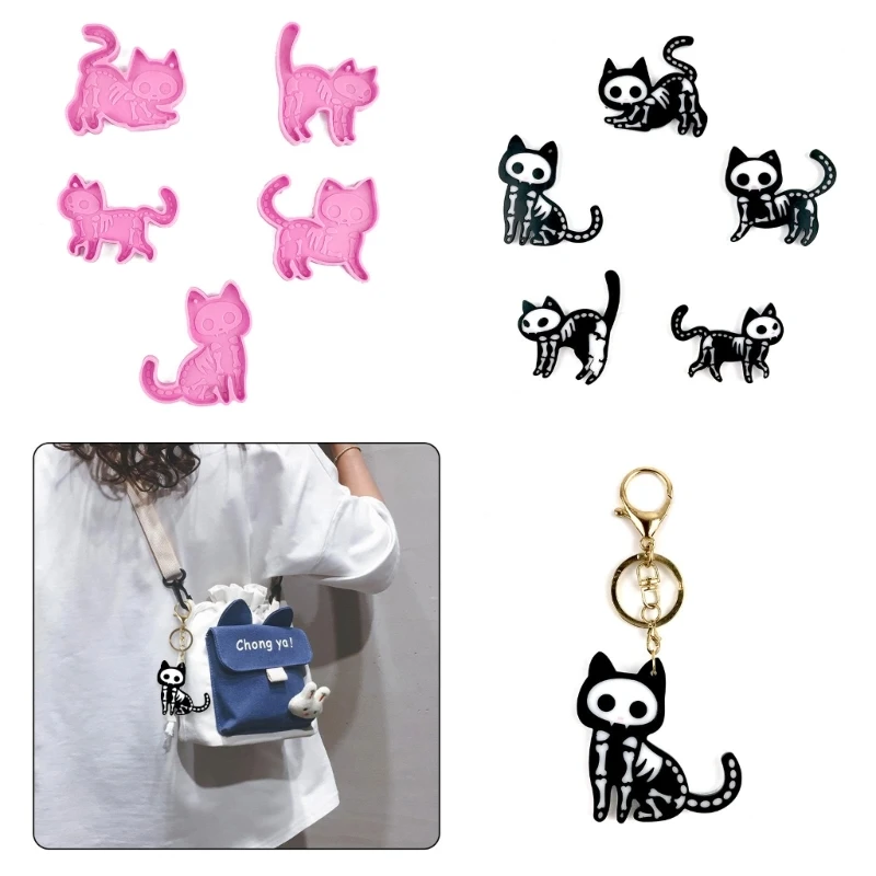 5pcs Cute Cat Shape Silicone Mold Decorative Pendant Mold Handmade Epoxy Silicone Mold Epoxy Resin Molds Making Crafts
5pcs Cute Cat Shape Silicone Mold Decorative Pendant Mold Handmade Epoxy Silicone Mold Epoxy Resin Molds Making Crafts