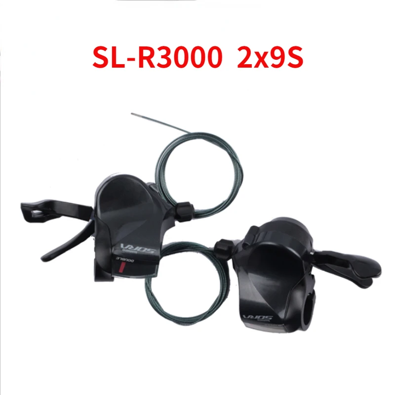 Shimano SORA R3000 Shifter Lever 2x9 3x9 Speed Road Bike R3000 Shifters Triggle A Pair Black with Cable Bike Bicycle Accessories
Shimano SORA R3000 Shifter Lever 2x9 3x9 Speed Road Bike R3000 Shifters Triggle A Pair Black with Cable Bike Bicycle Accessories