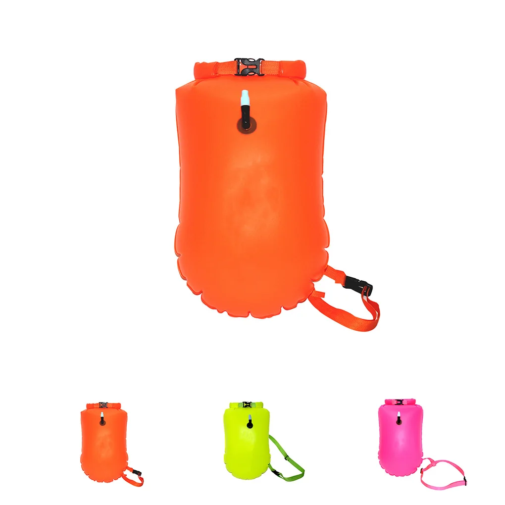 Highly Visible Safety Buoy Bag PVC Inflatable Waterproof Open Water Swimming Training Dry Storage Bag
Highly Visible Safety Buoy Bag PVC Inflatable Waterproof Open Water Swimming Training Dry Storage Bag