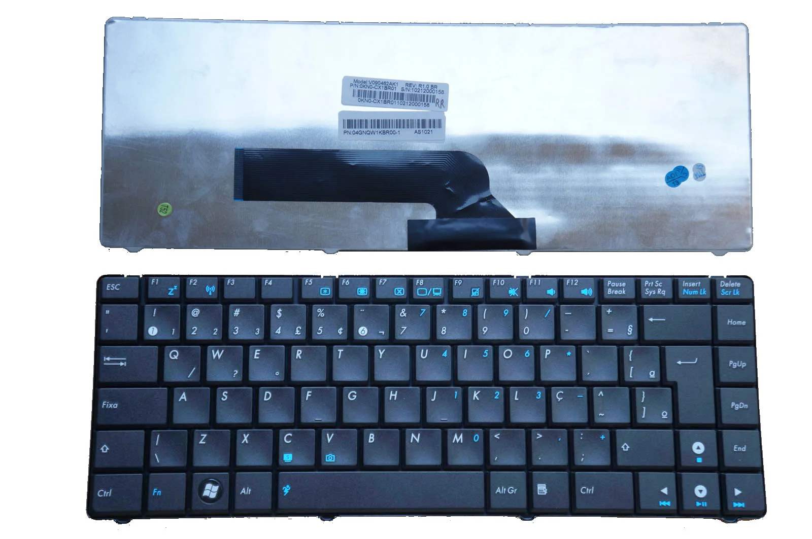 Brazil Portuguese Keyboard for ASUS K40AB K40AC K40AD K40AF K40C K40ID K40IE K40IJ K40IL K40IN K40IP A41ID A41IE A41IN P30A P80A
Brazil Portuguese Keyboard for ASUS K40AB K40AC K40AD K40AF K40C K40ID K40IE K40IJ K40IL K40IN K40IP A41ID A41IE A41IN P30A P80A