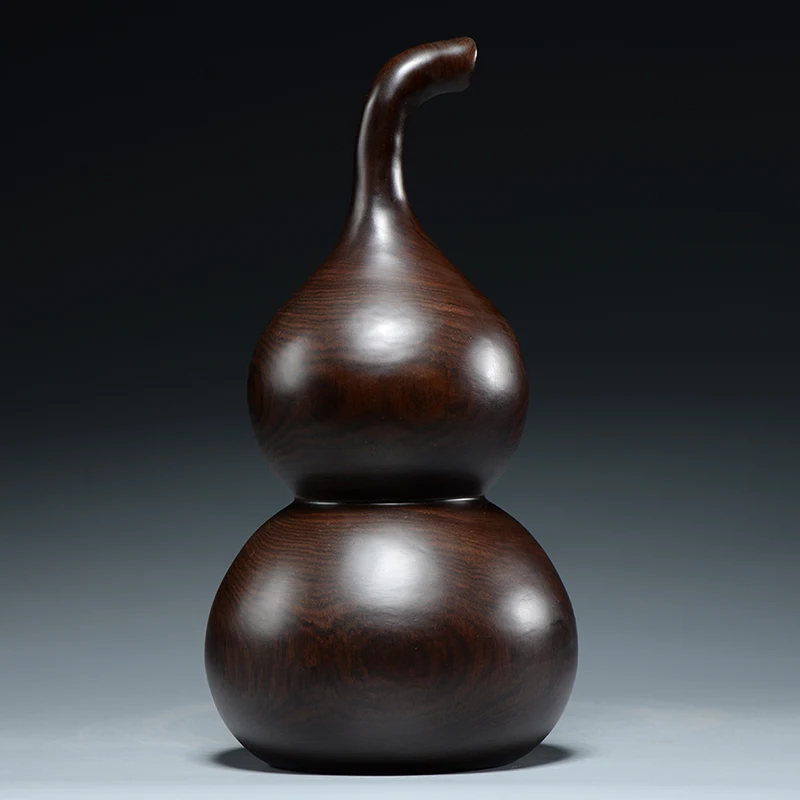 Ebony Carved Gourd Ornaments Solid Wood Carving Home Office Decoration Wooden Gourd
Ebony Carved Gourd Ornaments Solid Wood Carving Home Office Decoration Wooden Gourd