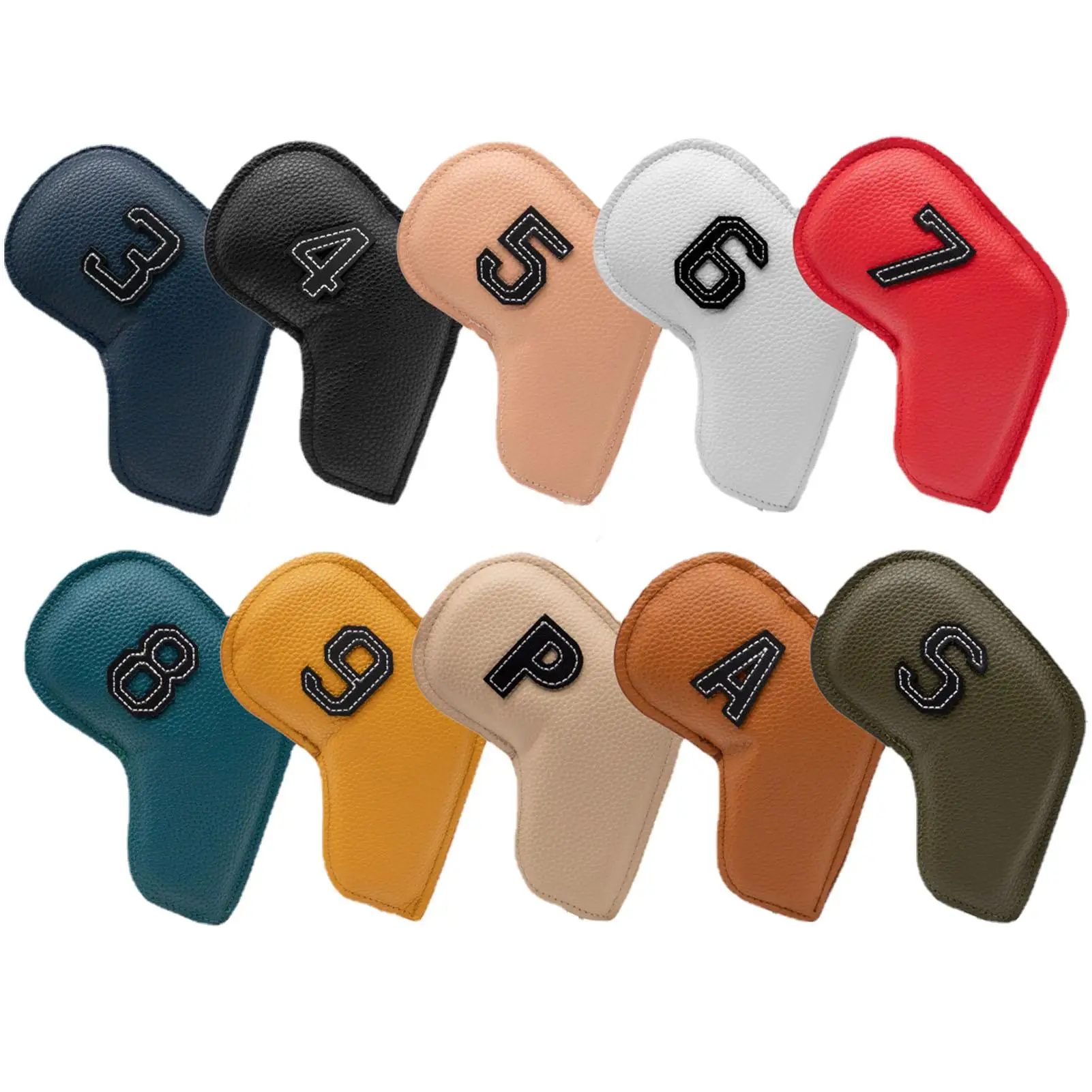 Head Covers For Golf Durable And Soft Thick PU Leather Golf Head Covers Cute Number And Letter Embroidery Golf Club Head Sleeve
Head Covers For Golf Durable And Soft Thick PU Leather Golf Head Covers Cute Number And Letter Embroidery Golf Club Head Sleeve