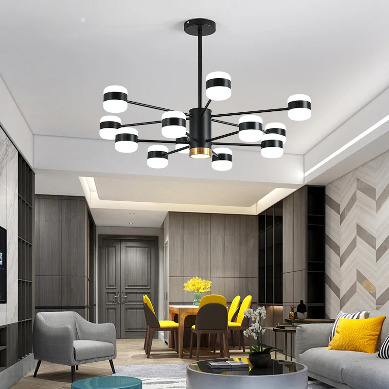LED Modern Chandelier Lights For Living Room Bedroom Loft Height Adjustable Lamps Indoor Decorative Lighting Fixtures
LED Modern Chandelier Lights For Living Room Bedroom Loft Height Adjustable Lamps Indoor Decorative Lighting Fixtures