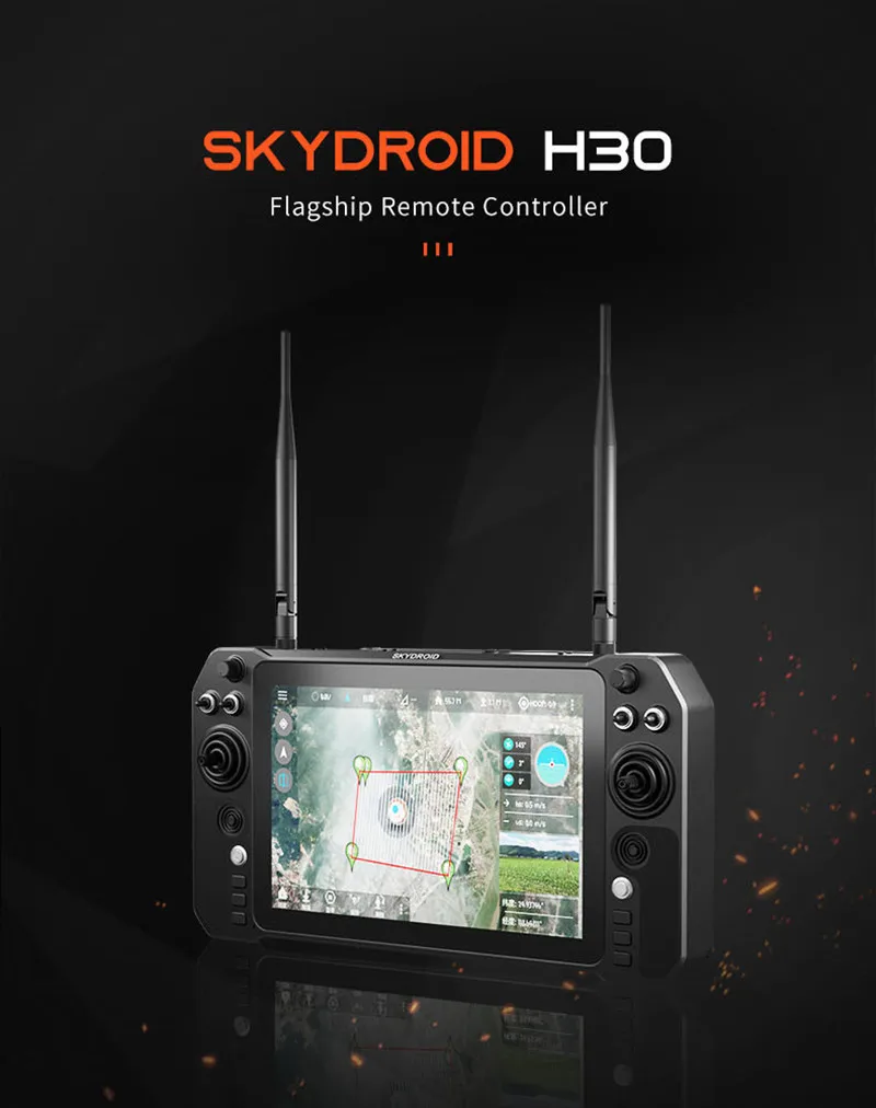 Skydroid H30 16-Channel 1.4GHz/2.4GHz/800MHz Digital Video Data Transmission Drone Remote Control 50km Air Handling Distance
Skydroid H30 16-Channel 1.4GHz/2.4GHz/800MHz Digital Video Data Transmission Drone Remote Control 50km Air Handling Distance