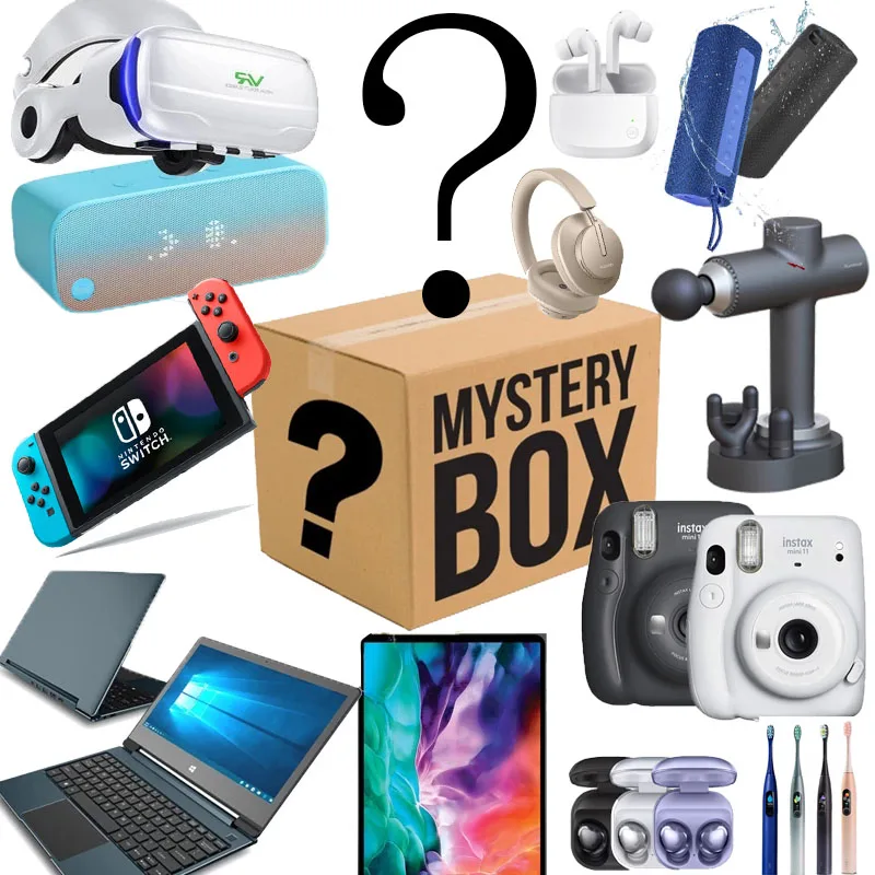 Lucky Box-mysterious Blind Box Surprise Gifts Such As Drones Gamepads Headsets Notebooks Mobile Phones Smart Watches Etc.
Lucky Box-mysterious Blind Box Surprise Gifts Such As Drones Gamepads Headsets Notebooks Mobile Phones Smart Watches Etc.
