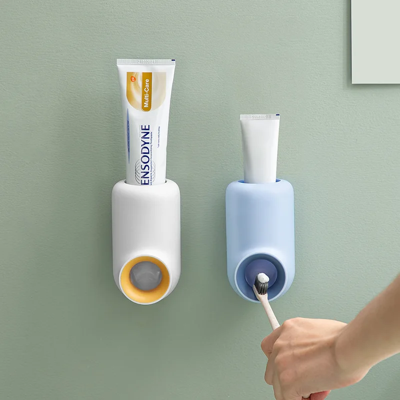 Toothpaste Dispenser Wall-Mounted Automatic Toothpaste Squeezer Dustproof Toothpaste Holder For Bathroom Hole-Free Wall Hanging
Toothpaste Dispenser Wall-Mounted Automatic Toothpaste Squeezer Dustproof Toothpaste Holder For Bathroom Hole-Free Wall Hanging